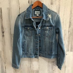 Forever 21 Distressed Jean Jacket-NWT